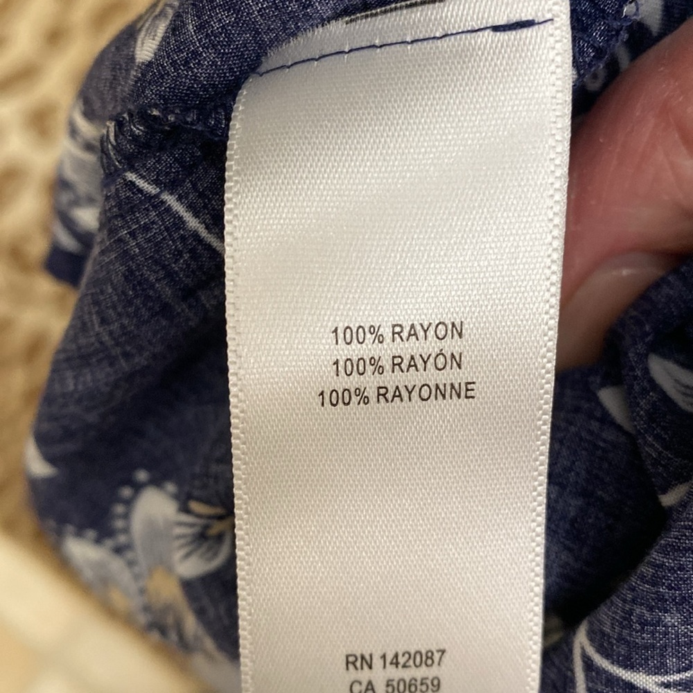 Simply Noelle button down blouse Top Tunic Womens L/XL Cottage core peasant - Picture 9 of 10